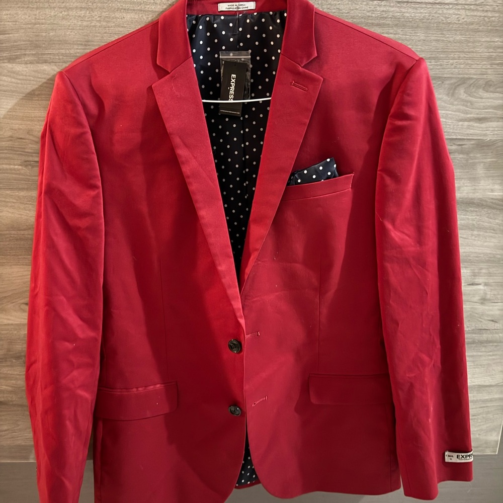 Express Red Blazer